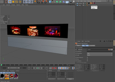 c4d standard materials multi mapping