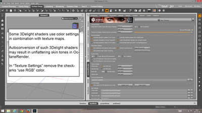 Texture Settings use RGB color - remove checkmark to ignore 3Delight map color tints