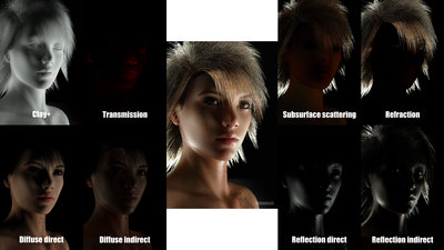 Izarra v1015 OctaneRender passes