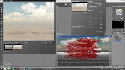 Metaclouds front - cloud layers background