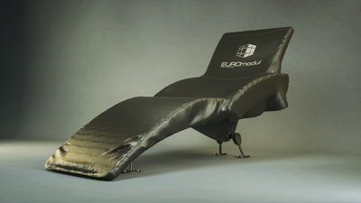 eXceptional lounger MENTAL tent cover - studio render setup