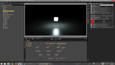 Surface: Material settings: Opacity to zero