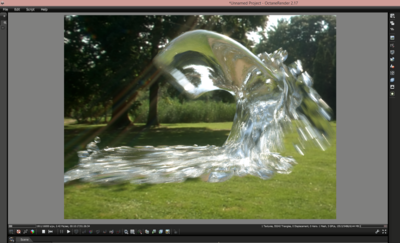 quick test render of realflow+ mblur