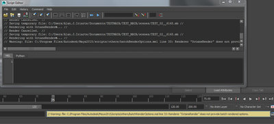 batch render maya octane solutions!!!