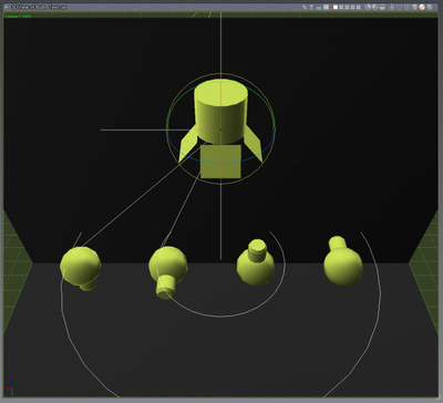 Bulb and spot scene image