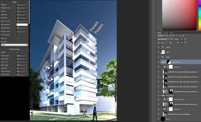 Photoshop passes overlaid