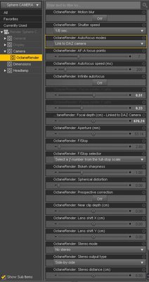 OcDs Camera Animation setting