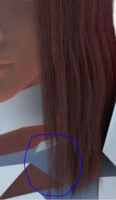 hair noise of aliasing