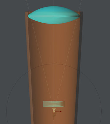 Scope lens setup