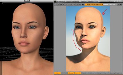 Kori . looks a bit like a cartoon render.