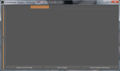 Animation frozen