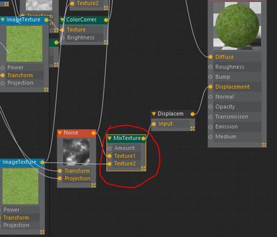 Is this correct that mix or multiply not working as Displacement map..only image?