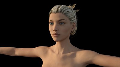 V7 Krayon Hair 3Delight Material, Daz Iray