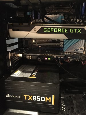 PCIe card inside the PC