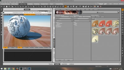 Displacement map version - Shadows are calculated in a physically correct way.