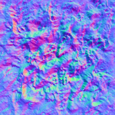 the generated normal texture
