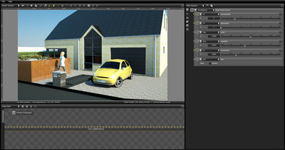 result, 1 minute tuning, 7 second render