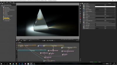 Pyramid Test scene IOR 1.488 Dispersion coefficient 0.030