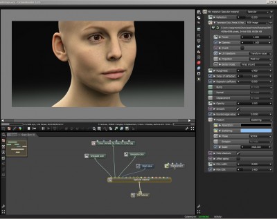 SSS skin shader in Octane 2.25
