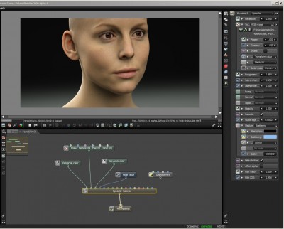 SSS skin shader in Octane 3.0 alpha 4