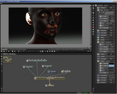 SSS skin shader in Octane 3.0 alpha 4 with Displacement