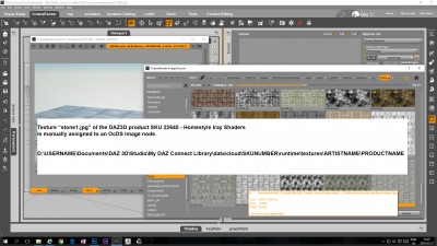 stone1 in DAZ3D file structure - saved state