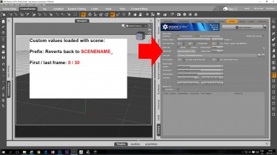 scene loaded with PREFIX scenename FRAME 0-30.jpg