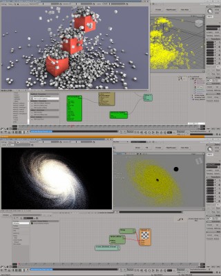 The first one is a Momentum scene, the second a simple test scene with two light emitters.