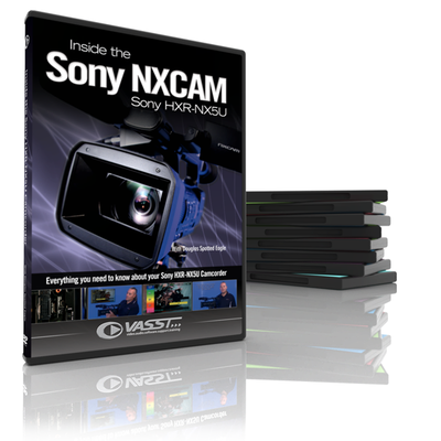 vasst.com Sony NX5 training DVD product shot