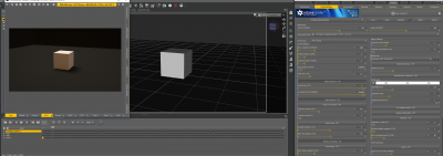The original camera set up. Correct in the viewport.