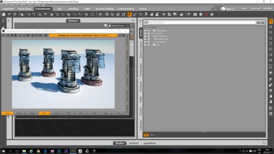 geometry shell and node instance combined - scene pane view