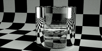 glass with standard check board set to 100 from materials in live db