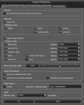 import settings