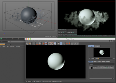 No Volume Object rendering in the Picture Viewer