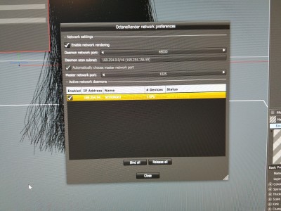 I turn on Network Render