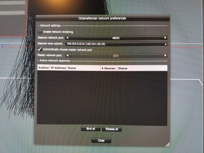 After a bit I notice my renders slower. I look into network rendering and this is what it looks like.