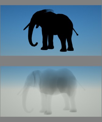 Around 10.5 million voxels
