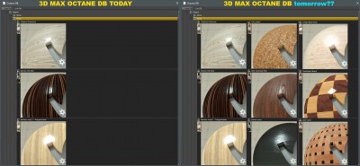 3D MAX LIVE DATABASE ARRANGEMENT