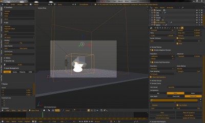 Unrendered viewport