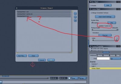 Scatter animation mode