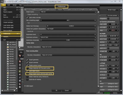 preferences Issue