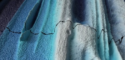 close up of gap