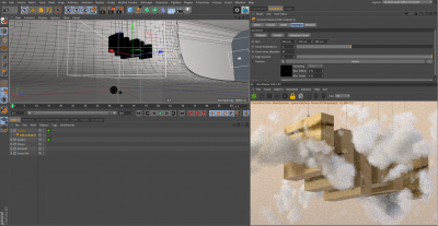 Render in seconds in the Live viewport , and takes more than 6 mins + crash in c4D export