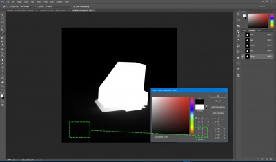 Another example. Why it is not 100% black here?