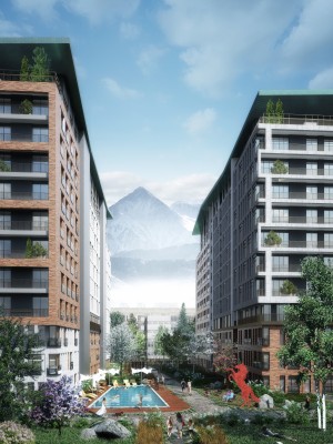 courtyard view