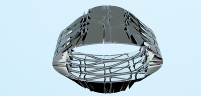 Polished metal bracelet
