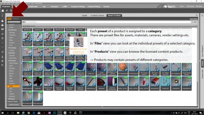 Categories example - Files view - Sports