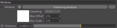 As seen here, there is a &quot;Thickness&quot; control but in 3DS Max, there isn't.