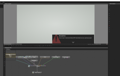 The printscreen for error