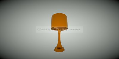 Designed this lamp for a bedroom scene (which is not finished yet) but I decided to use it as a test for my first run with Octane Render.
